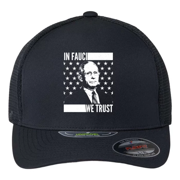 Vote In Fauci We Trust Flexfit Unipanel Trucker Cap