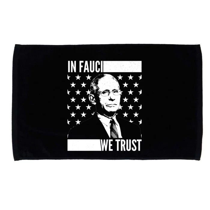 Vote In Fauci We Trust Microfiber Hand Towel