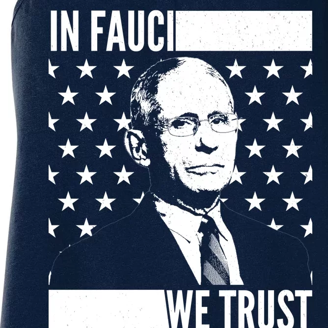 Vote In Fauci We Trust Women's Racerback Tank