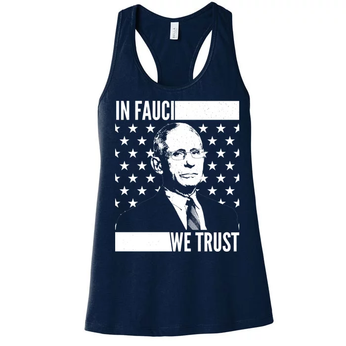 Vote In Fauci We Trust Women's Racerback Tank