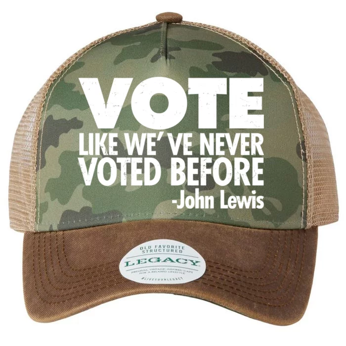 VOTE Like We've Never Voted Before John Lewis Legacy Tie Dye Trucker Hat