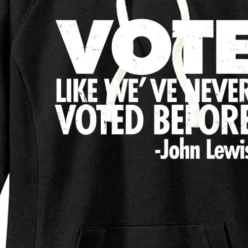 VOTE Like We've Never Voted Before John Lewis Women's Fleece Hoodie