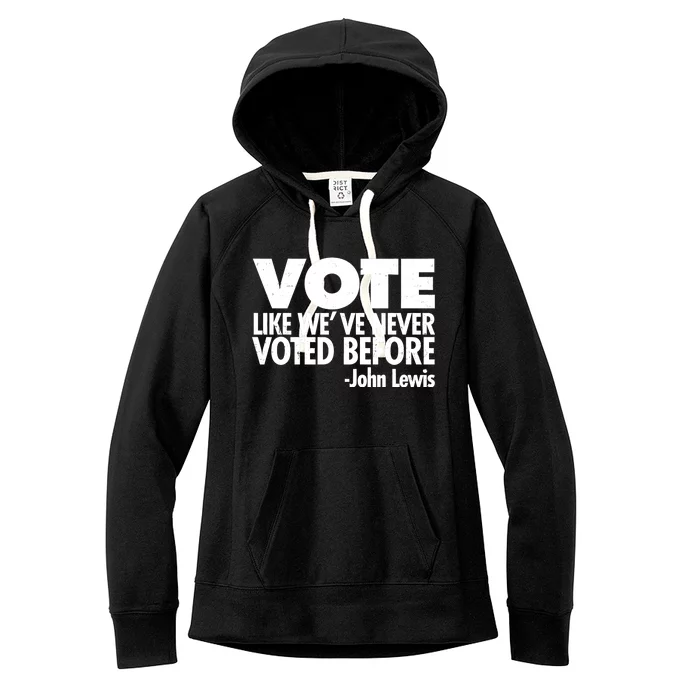 VOTE Like We've Never Voted Before John Lewis Women's Fleece Hoodie