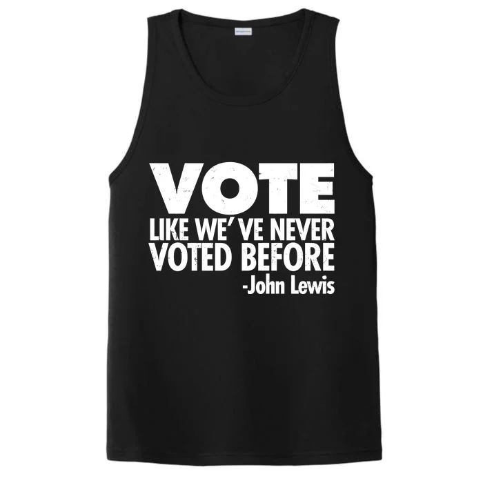 VOTE Like We've Never Voted Before John Lewis Performance Tank