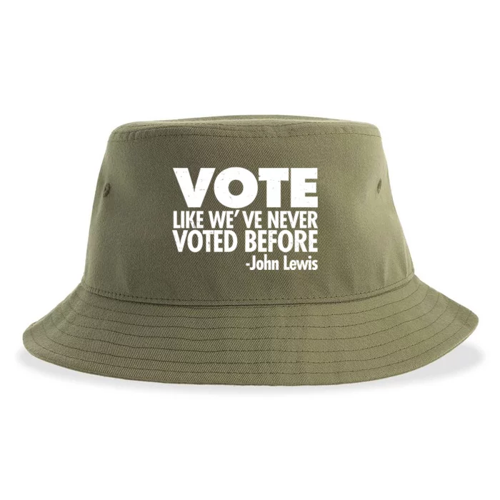 VOTE Like We've Never Voted Before John Lewis Sustainable Bucket Hat