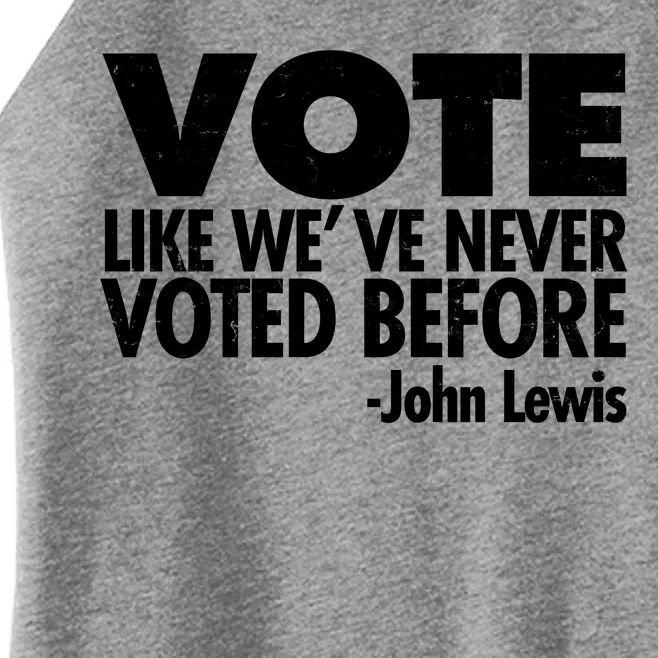 VOTE Like We've Never Voted Before John Lewis Women’s Perfect Tri Rocker Tank