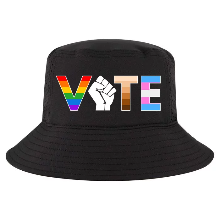 VOTE Protest BLM LBGTQ Equality Cool Comfort Performance Bucket Hat