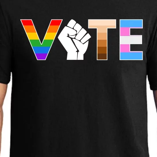 VOTE Protest BLM LBGTQ Equality Pajama Set