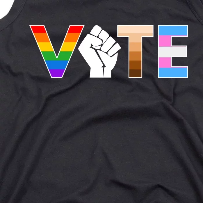 VOTE Protest BLM LBGTQ Equality Tank Top