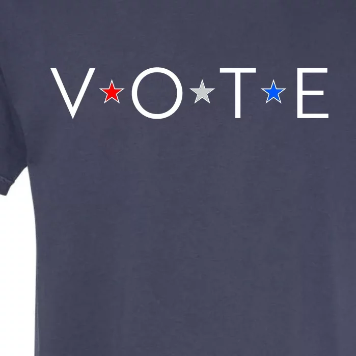 VOTE Red White Blue Stars Garment-Dyed Heavyweight T-Shirt