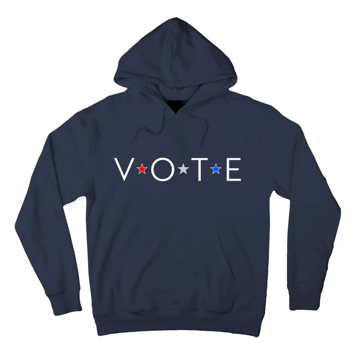 VOTE Red White Blue Stars Hoodie