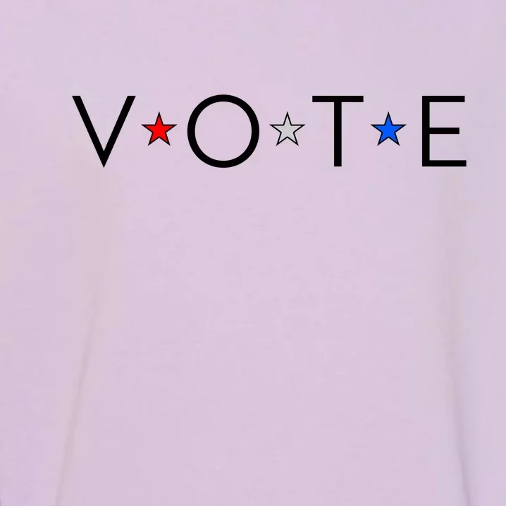 VOTE Red White Blue Stars Garment-Dyed Sweatshirt