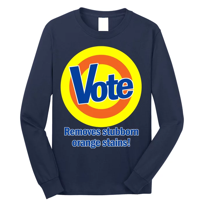 Vote Remove Stubborn Orange Stains Long Sleeve Shirt