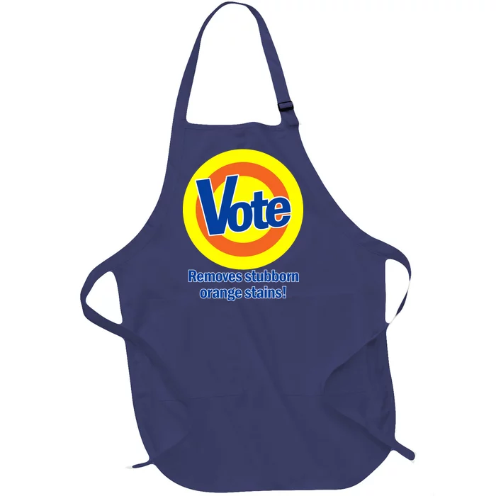 Vote Remove Stubborn Orange Stains Full-Length Apron With Pocket