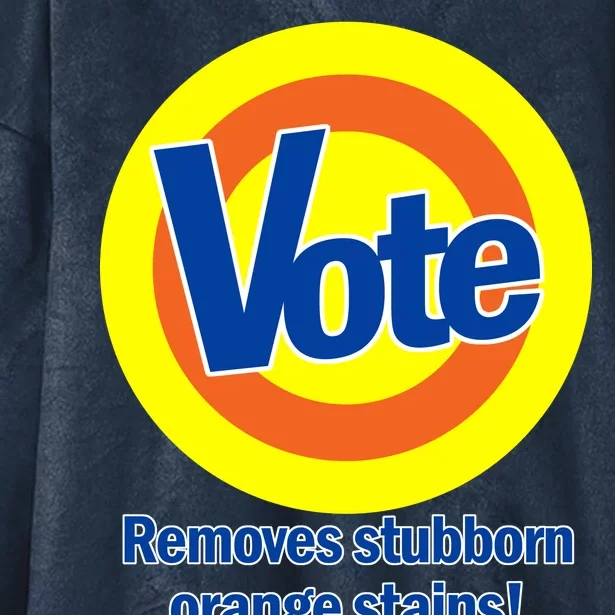 Vote Remove Stubborn Orange Stains Hooded Wearable Blanket