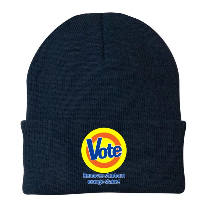 Vote Remove Stubborn Orange Stains Knit Cap Winter Beanie