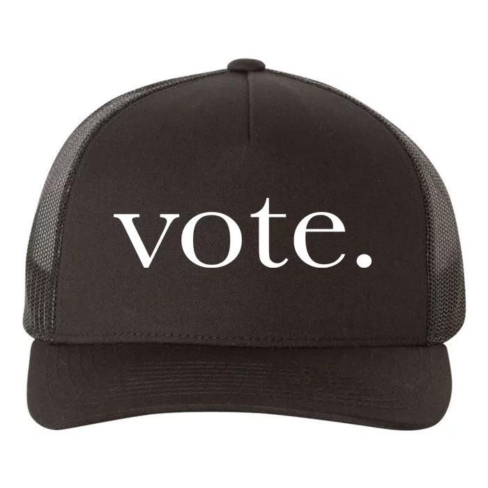 Vote Simple Logo Yupoong Adult 5-Panel Trucker Hat