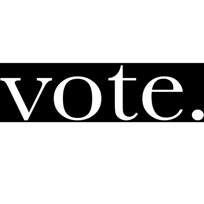 Vote Simple Logo Bumper Sticker