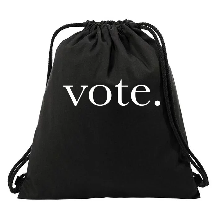 Vote Simple Logo Drawstring Bag