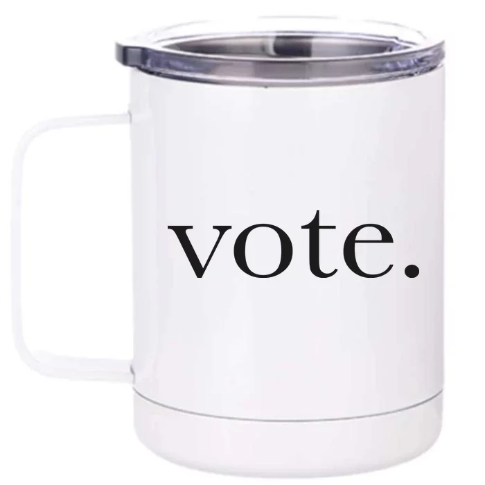 Vote Simple Logo Front & Back 12oz Stainless Steel Tumbler Cup