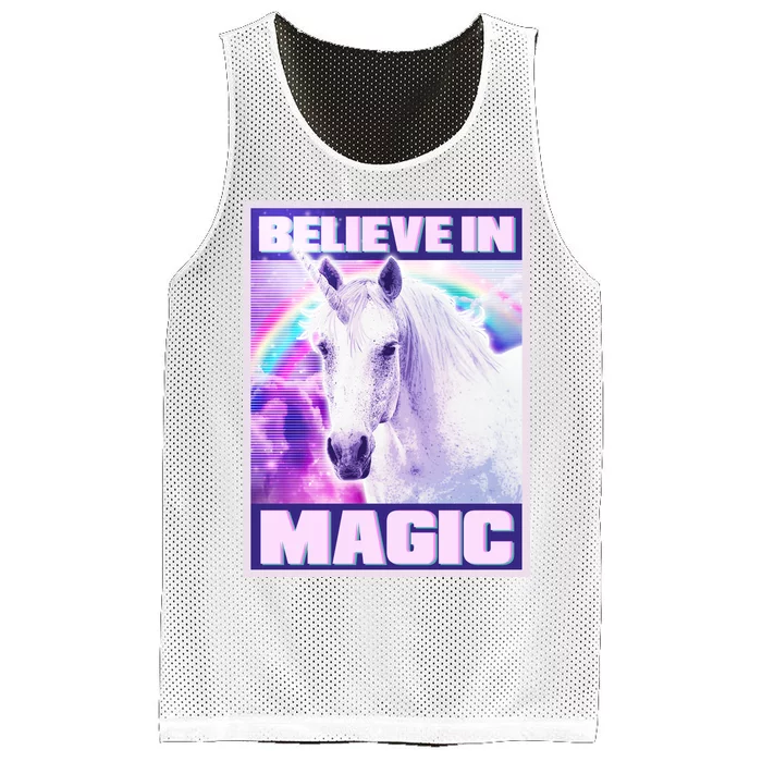 Vote Unicorn Believe in Magic Mesh Reversible Basketball Jersey Tank