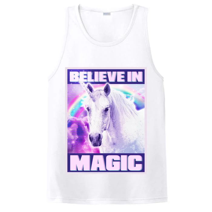 Vote Unicorn Believe in Magic Performance Tank