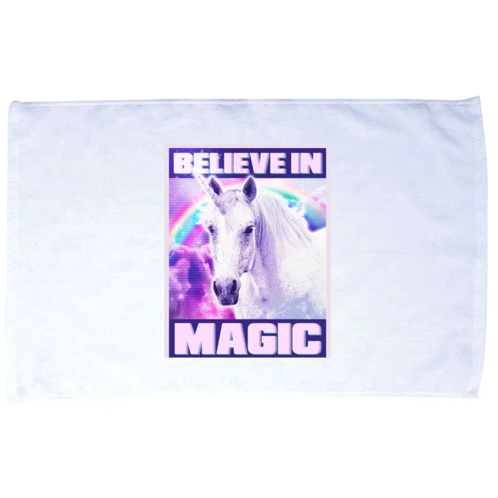 Vote Unicorn Believe in Magic Microfiber Hand Towel