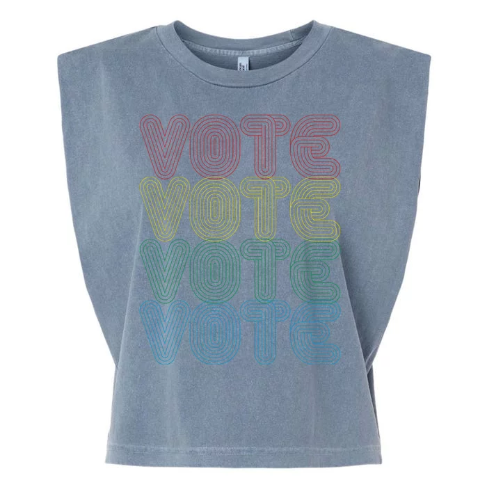 Vote Vote Vote Garment-Dyed Women's Muscle Tee