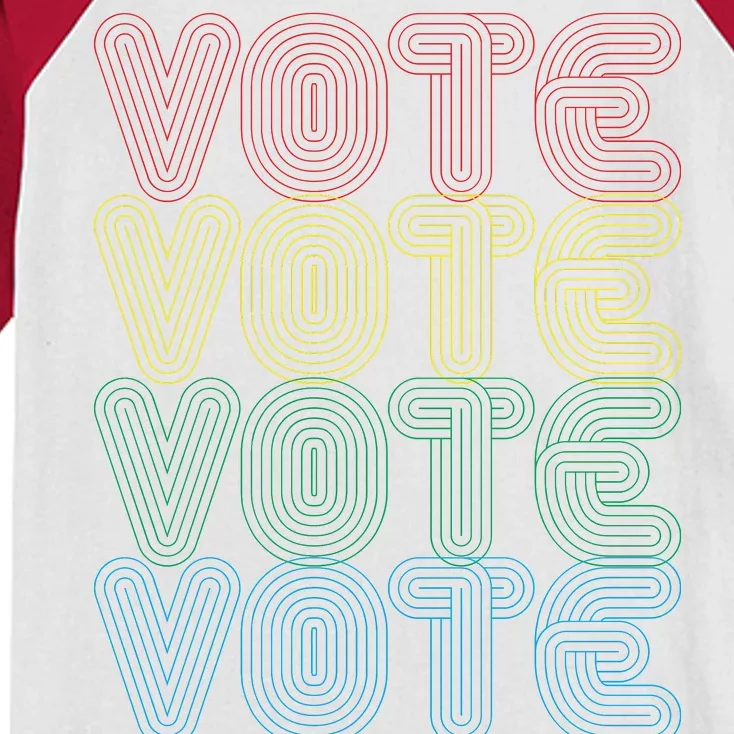 Vote Vote Vote Kids Colorblock Raglan Jersey