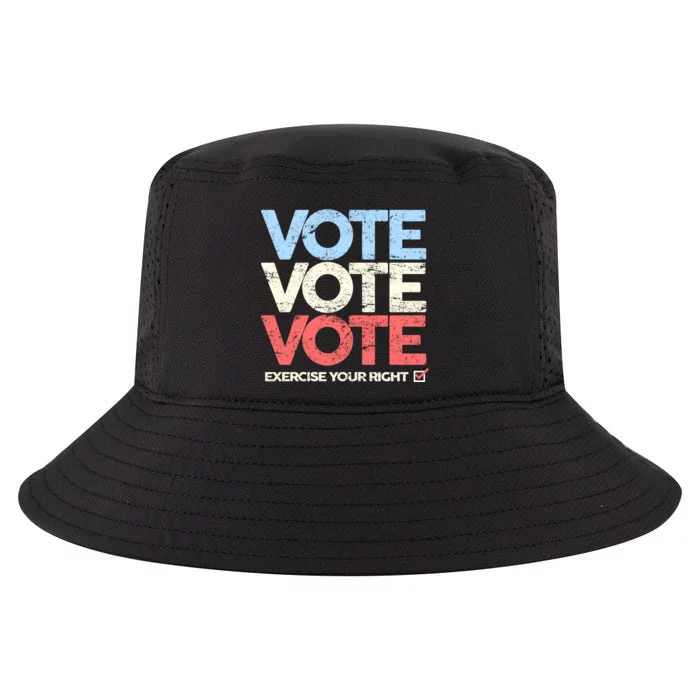 Vote Vote Vote Exercise Your right Cool Comfort Performance Bucket Hat