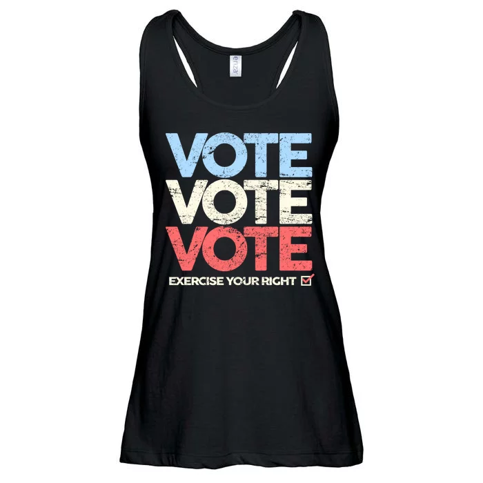 Vote Vote Vote Exercise Your right Ladies Essential Flowy Tank