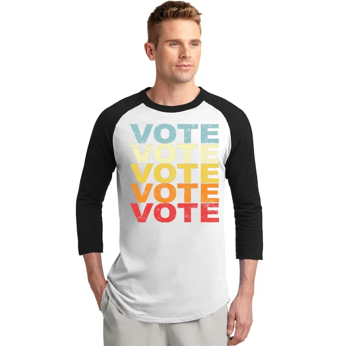 VOTE VOTE VOTE VOTE Baseball Sleeve Shirt