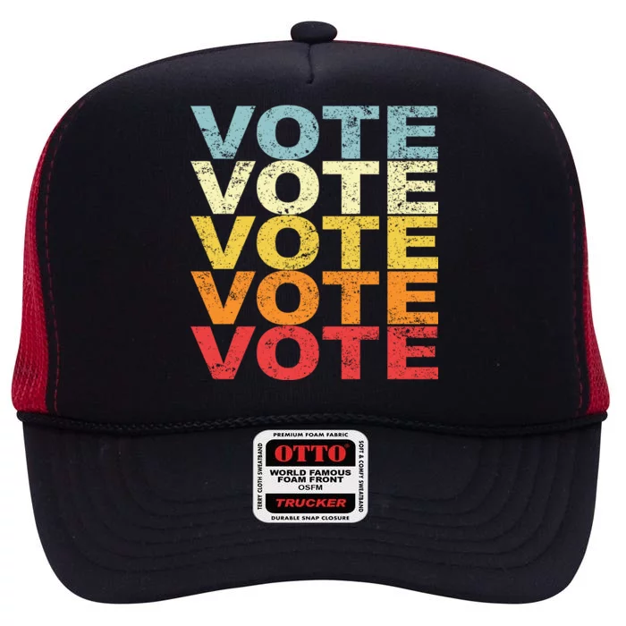 VOTE VOTE VOTE VOTE High Crown Mesh Trucker Hat