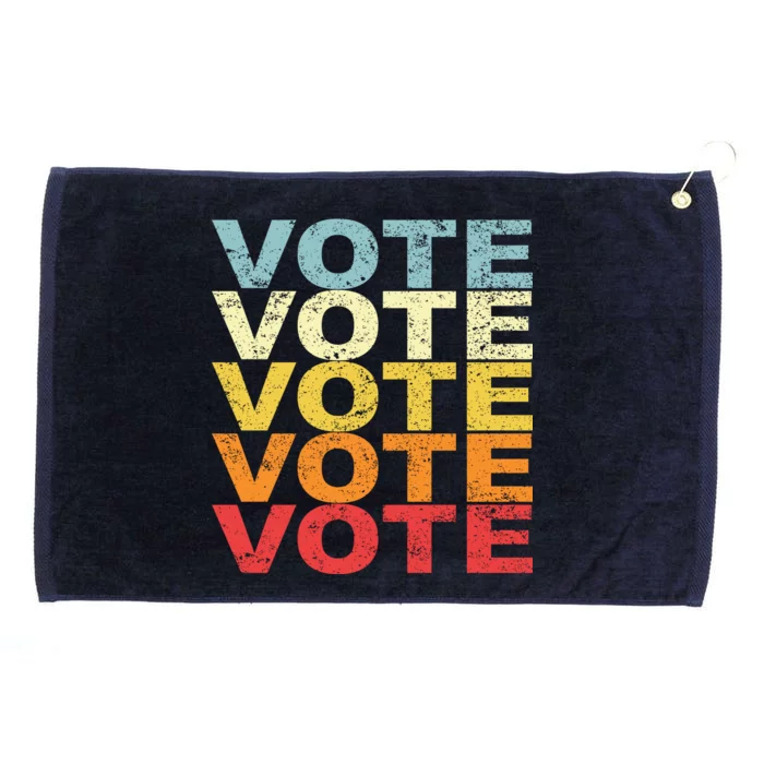 VOTE VOTE VOTE VOTE Grommeted Golf Towel