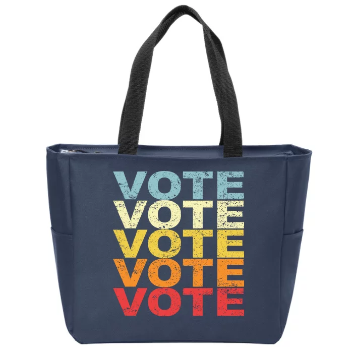 VOTE VOTE VOTE VOTE Zip Tote Bag