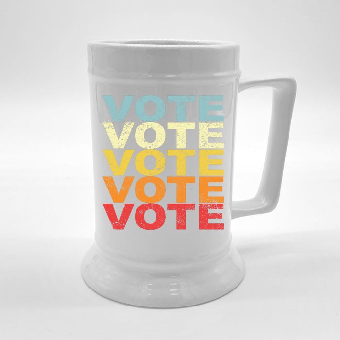 VOTE VOTE VOTE VOTE Front & Back Beer Stein