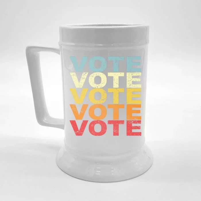 VOTE VOTE VOTE VOTE Front & Back Beer Stein