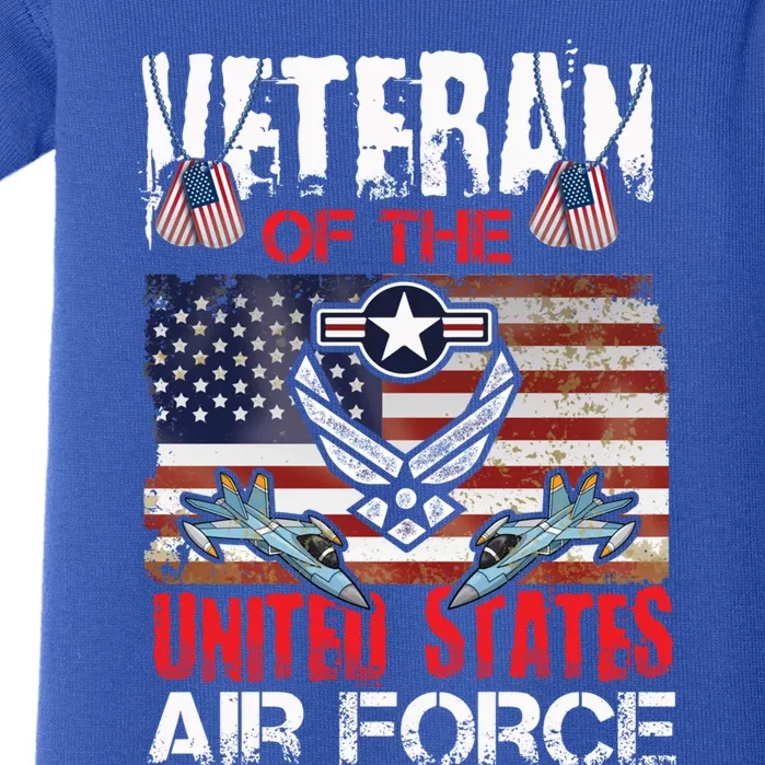 Veteran Of United States Air Force Fighter Jet Veterans Day Gift Baby Bodysuit