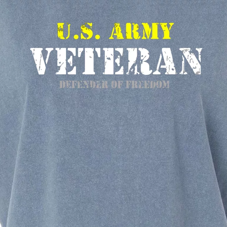 Veteran Of United States US Army Veteran Garment-Dyed Women's Muscle Tee