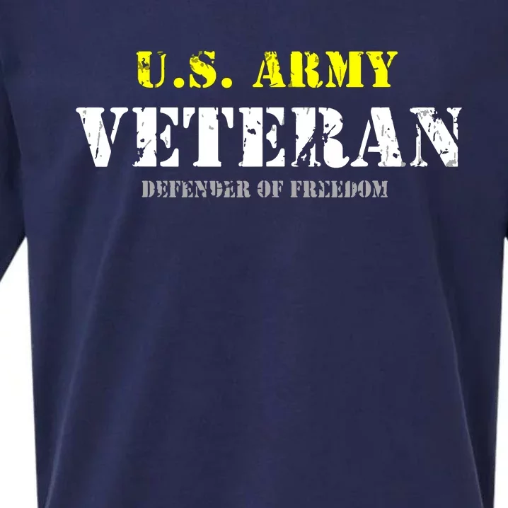 Veteran Of United States US Army Veteran Sueded Cloud Jersey T-Shirt