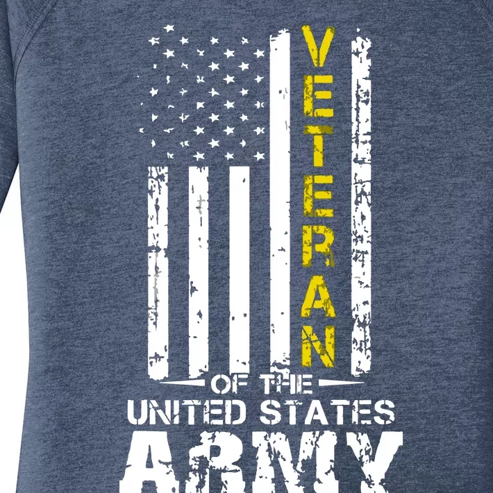 Veteran Of United States US Army Veteran Women's Perfect Tri Tunic Long Sleeve Shirt