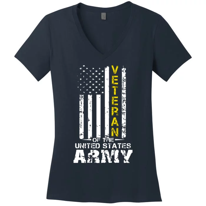 Veteran Of United States US Army Veteran Women's V-Neck T-Shirt