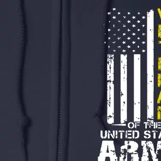 Veteran Of United States US Army Veteran Full Zip Hoodie