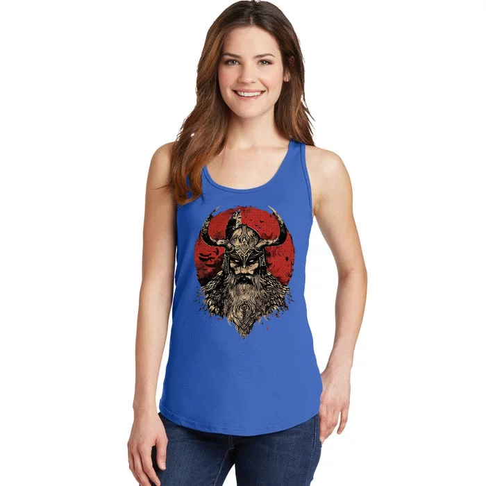 Viking Odin Valhalla Scandinavian Odin Ladies Essential Tank