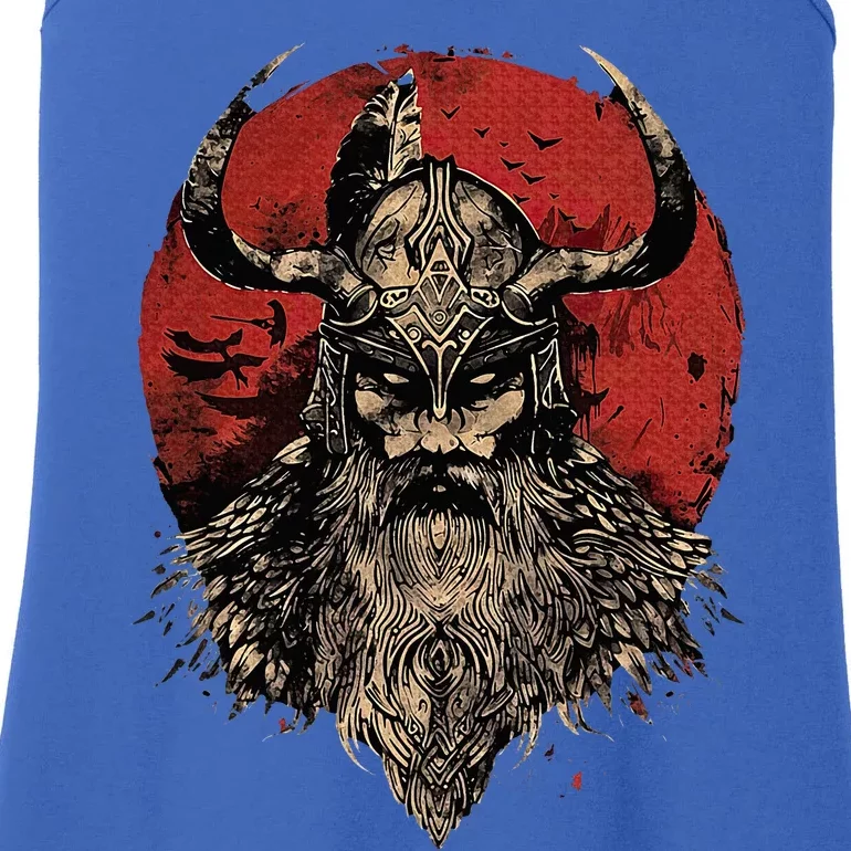 Viking Odin Valhalla Scandinavian Odin Ladies Essential Tank