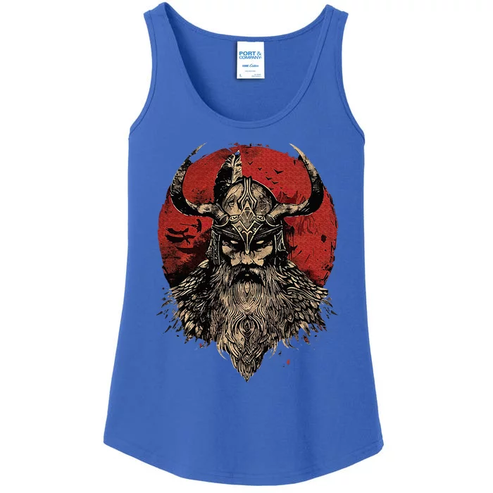 Viking Odin Valhalla Scandinavian Odin Ladies Essential Tank