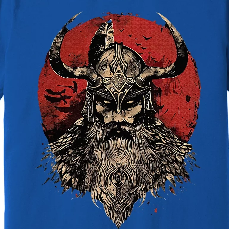 Viking Odin Valhalla Scandinavian Odin Premium T-Shirt