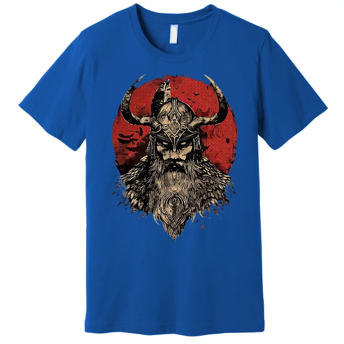 Viking Odin Valhalla Scandinavian Odin Premium T-Shirt