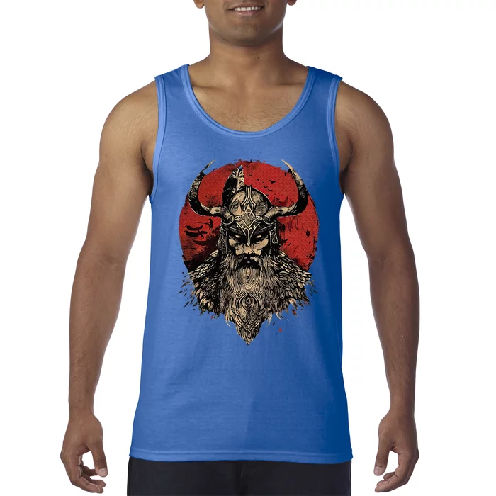 Viking Odin Valhalla Scandinavian Odin Tank Top