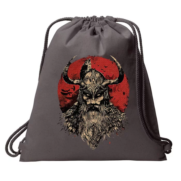 Viking Odin Valhalla Scandinavian Odin Drawstring Bag